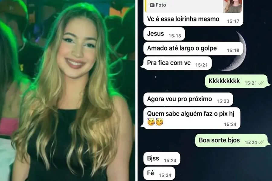 Criminoso do PIX desiste de aplicar golpe e flerta vítima largo o