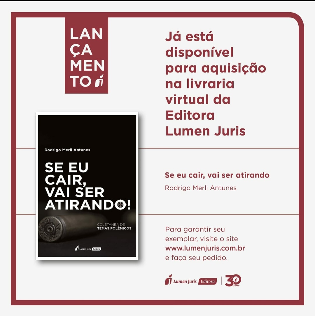 Rodrigo Merli O Promotor de Justiça Dr. Rodrigo Merli acaba de lançar o livro: Se Eu ...