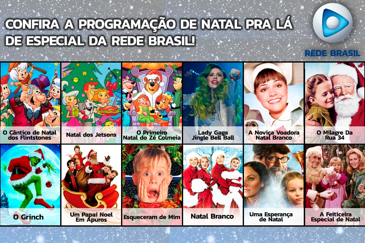 Confiram a programação especial de Natal da Rede Brasil de Televisão - Cartão de Visita News Confiram a programação especial de Natal da Rede Brasil de Televisão - Cartão de Visita News