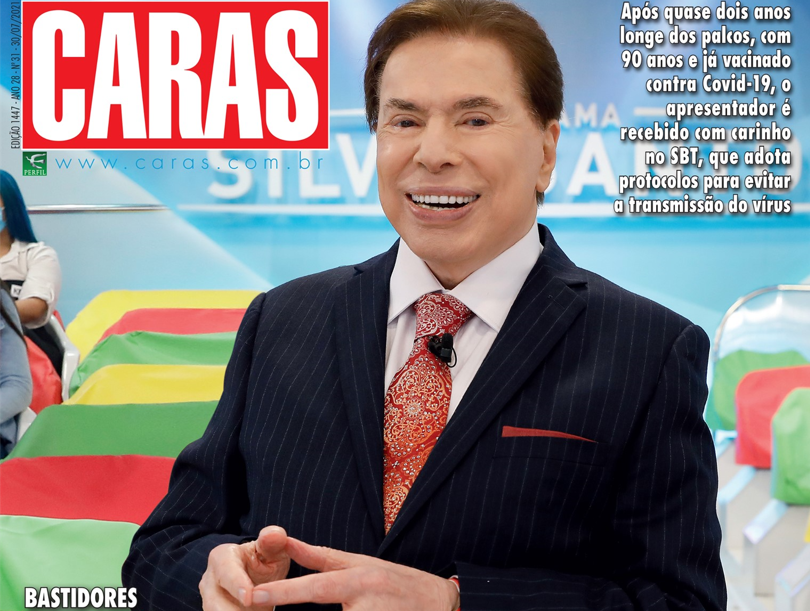 Em Primeira-mão: Silvio Santos é Capa Da Revista Caras Dessa Semana 